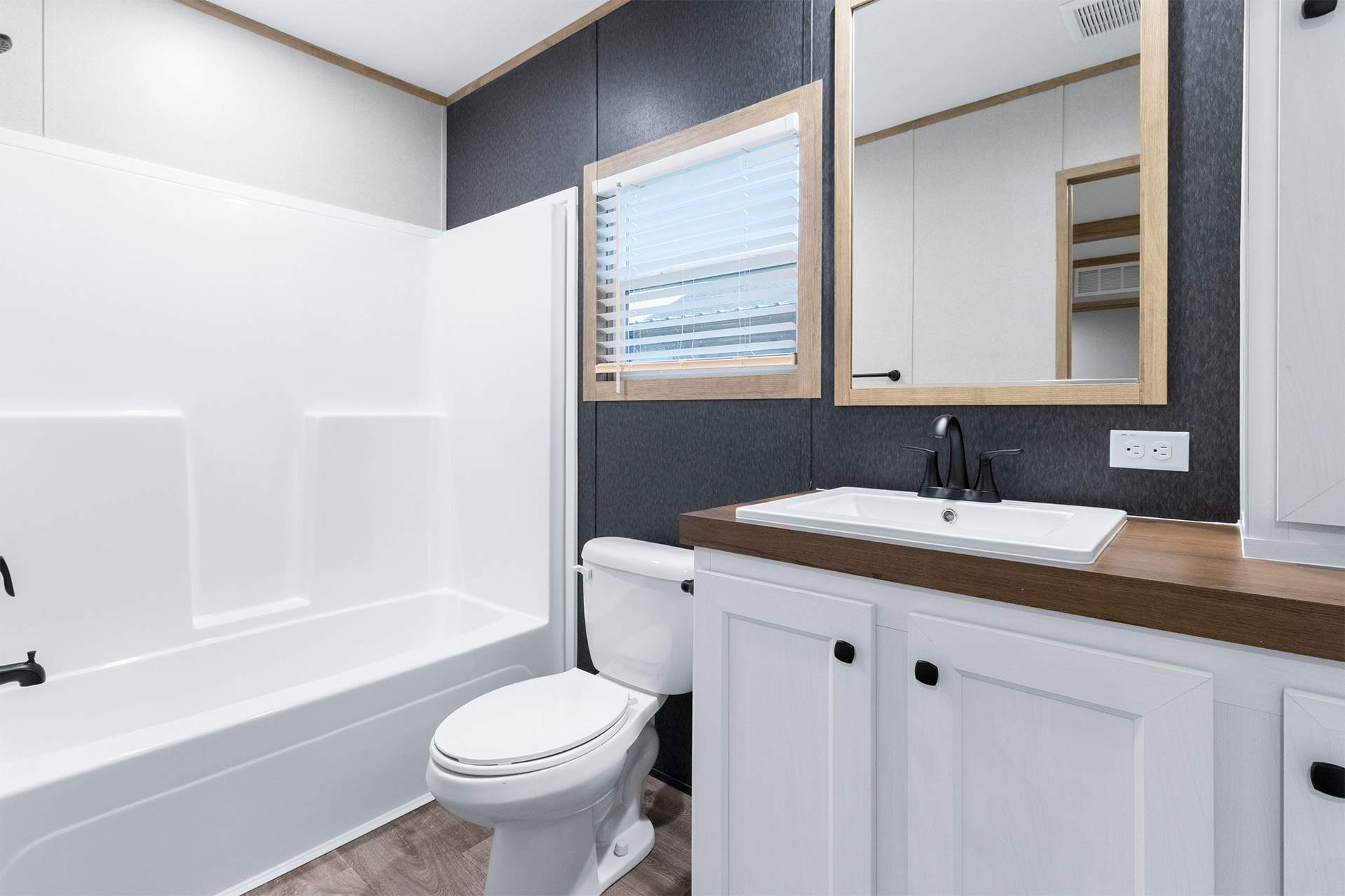 30x60” Fiberglass Tub/Shower Combo Guest Bath Only