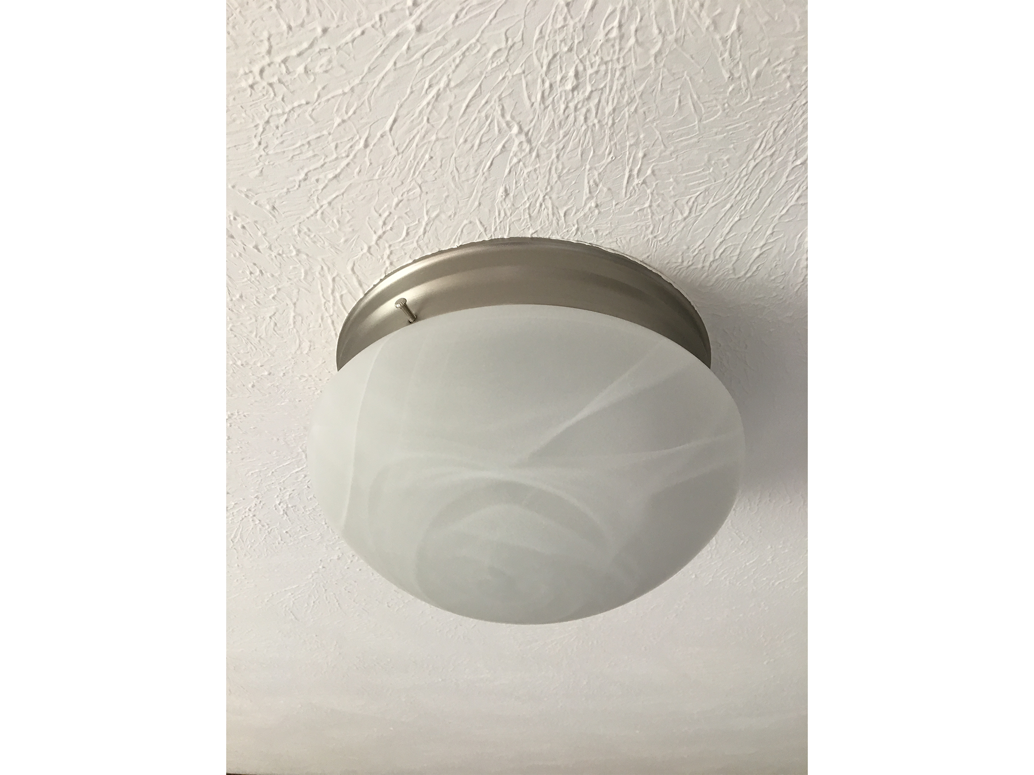 Glass 2 Bulb Ceiling Light